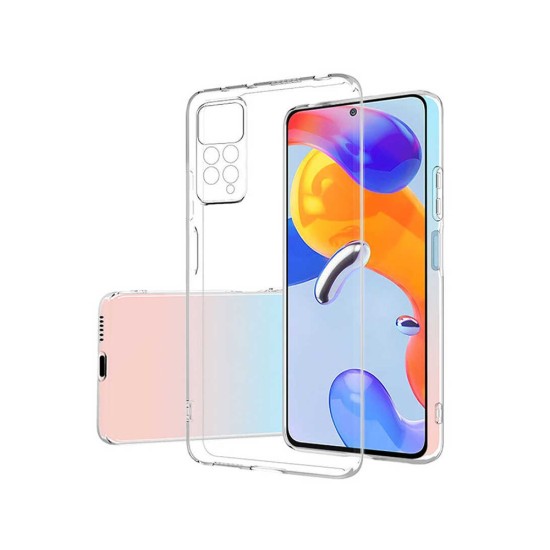 Silicone Hard Corners Case for Xiaomi Redmi Note 11 Pro Transparent